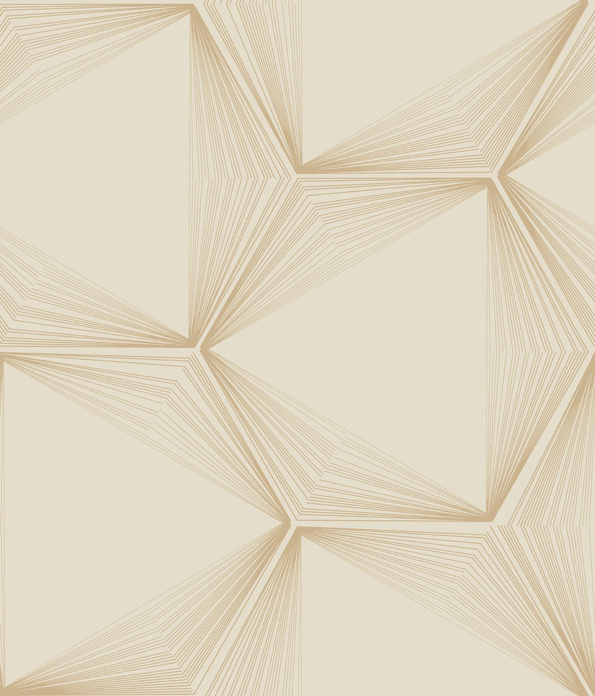 Honeycomb Sand & Gold Peel & Stick Wallpaper with Geometric Honeycomb Pattern - York PSW1416RL