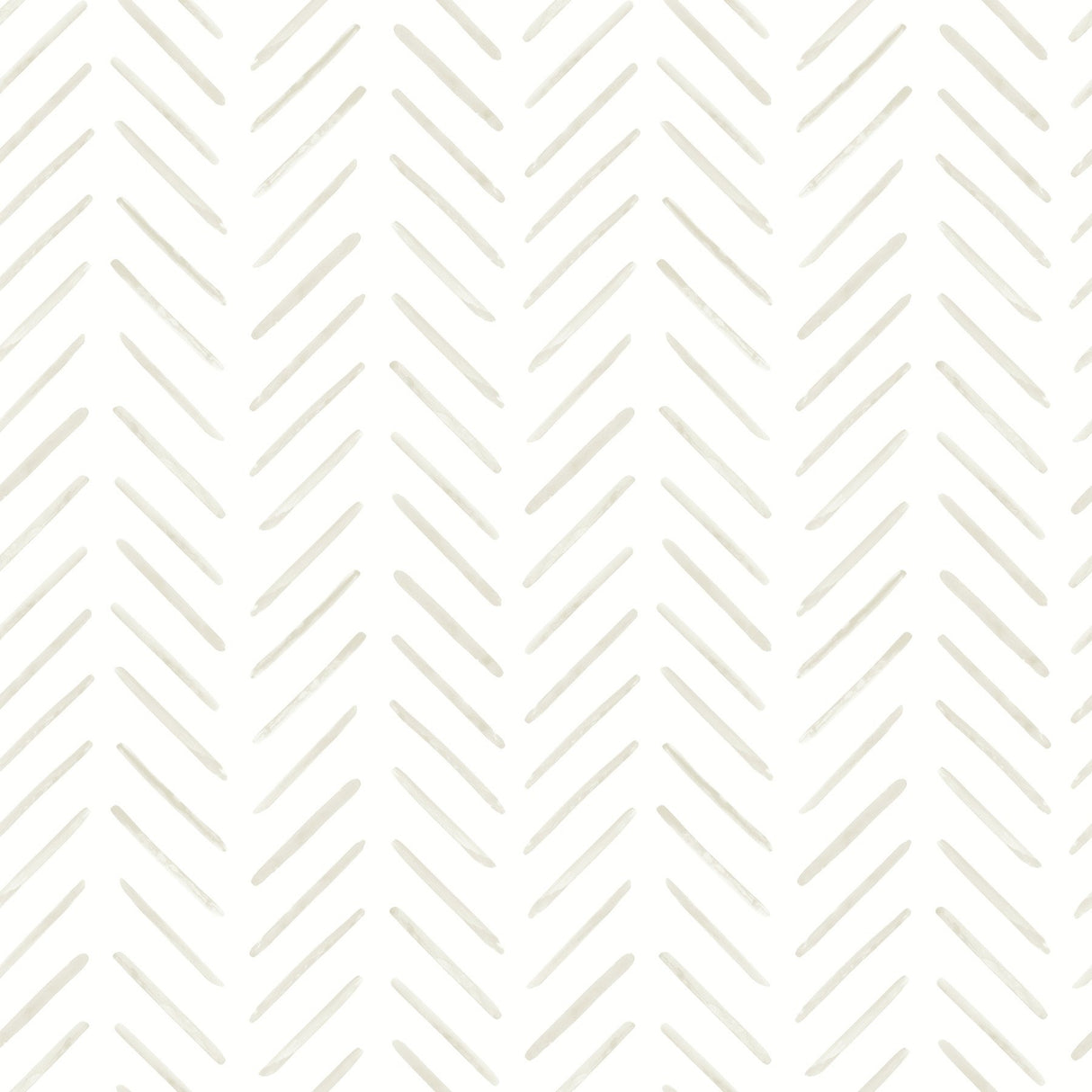 Painted Herringbone Sand Peel & Stick Wallpaper with Chevron Brushstroke Pattern - York PSW1529RL