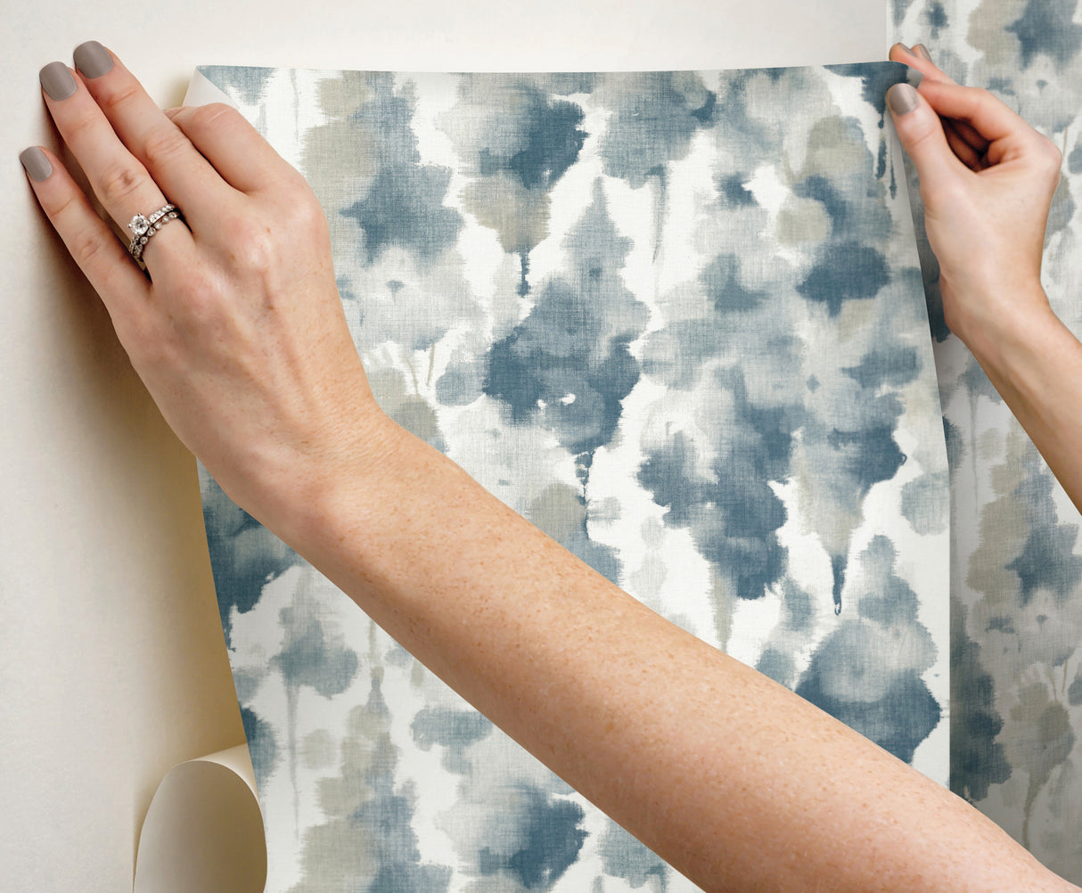 Mirage Navy by Candice Olson Peel & Stick Wallpaper – York Designer Series PSW1603RL