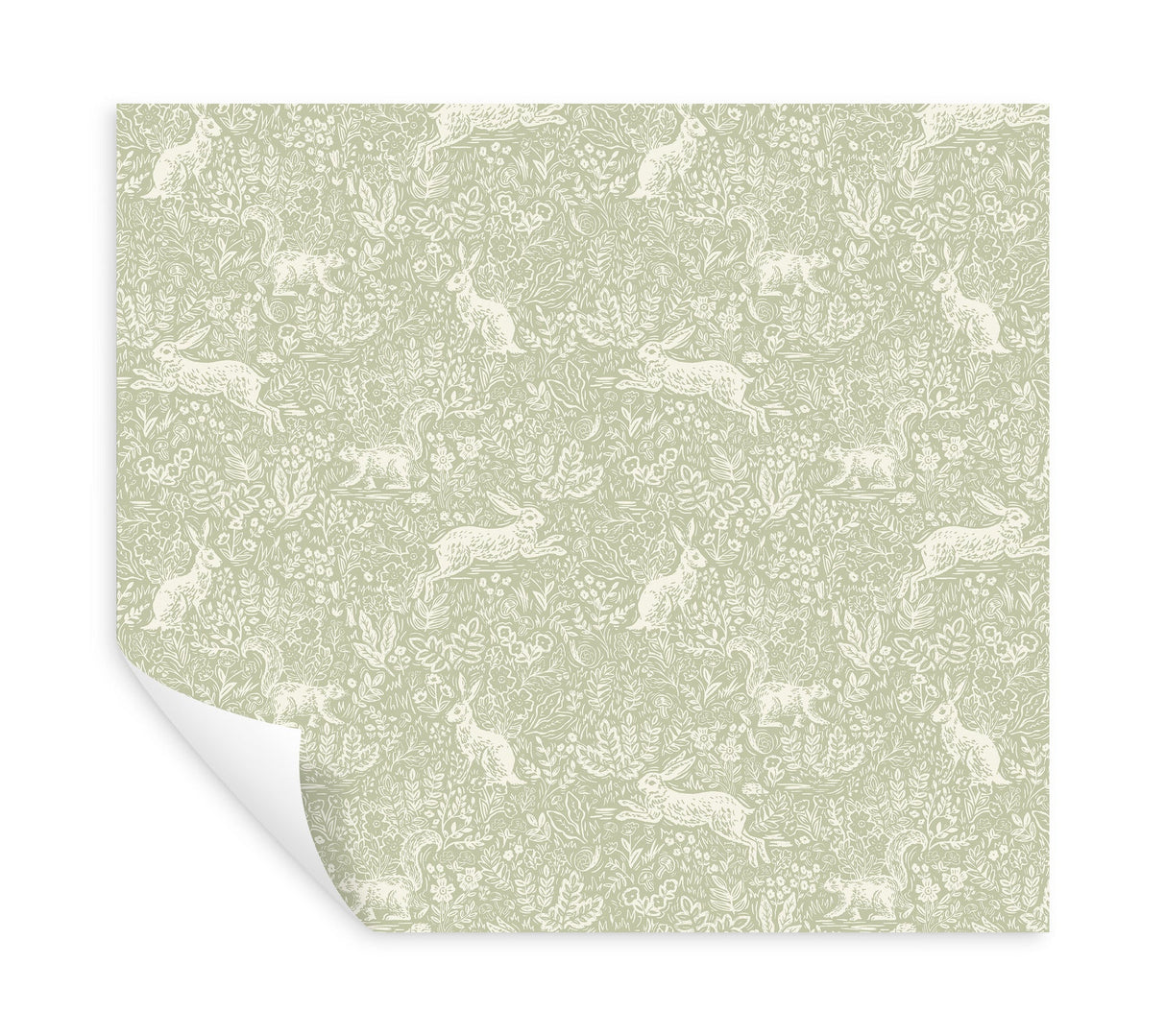Fable Mint by Rifle Paper Co. Peel & Stick Wallpaper- York Wallcoverings PSW1628RL