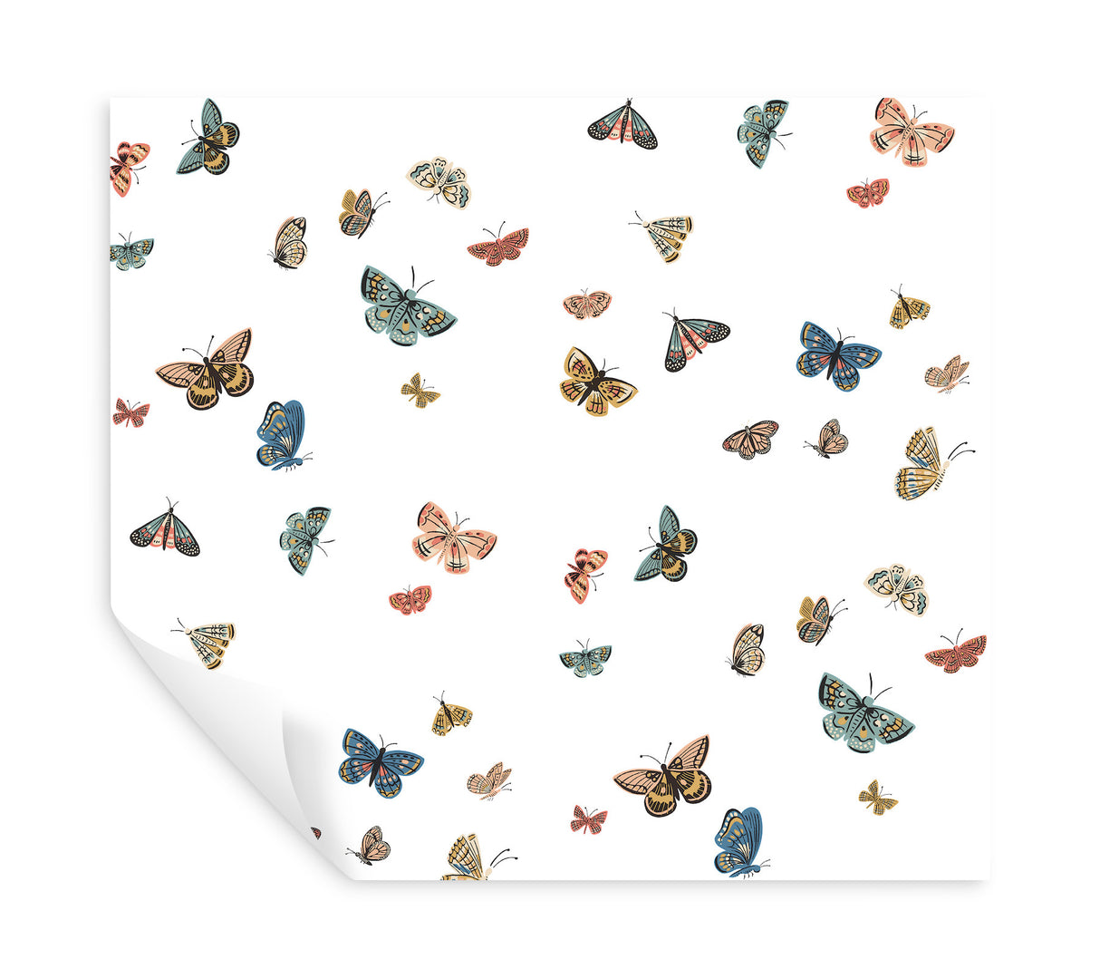 Butterfly House White by Rifle Paper Co. Peel & Stick Wallpaper – York Wallcoverings PSW1632RL