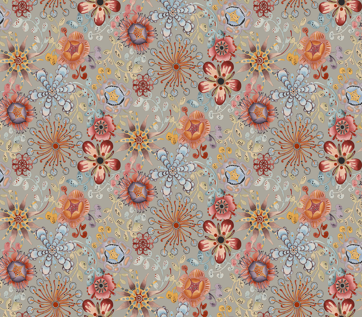 Magic Garden Multicolor Peel and Stick Wallpaper by York Wallcoverings Missoni Collection - PSW1637RL