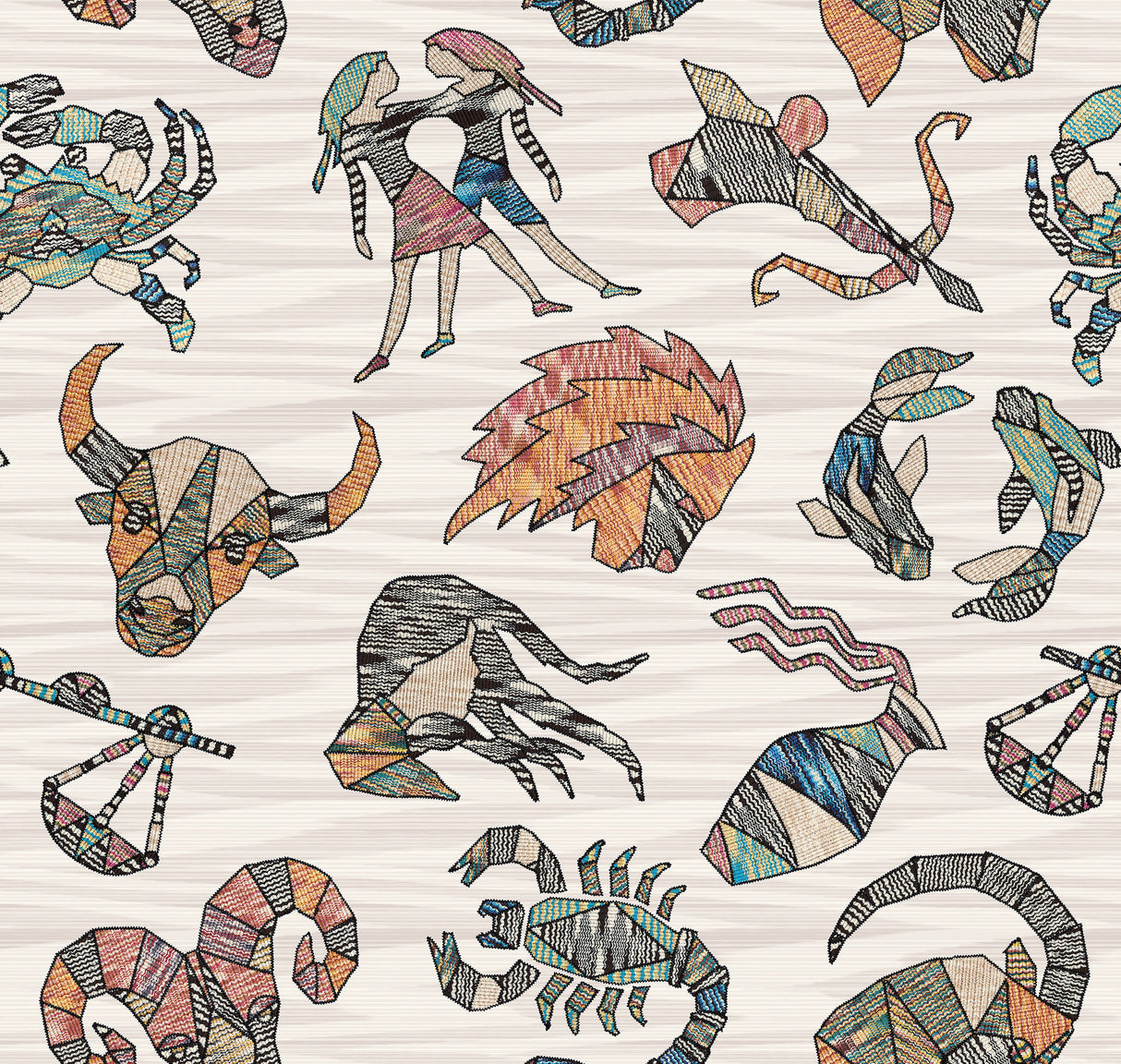 Constellations Multicolor Peel and Stick Wallpaper by York Wallcoverings - PSW1644RL