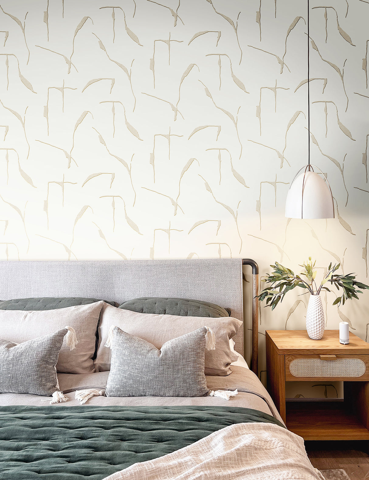 Ivory Coast Caramel and Gold by York Wallcoverings Nikki Chu Modern Geometric Metallic Premium Peel and Stick Non Woven Wallpaper - PSW1651RL