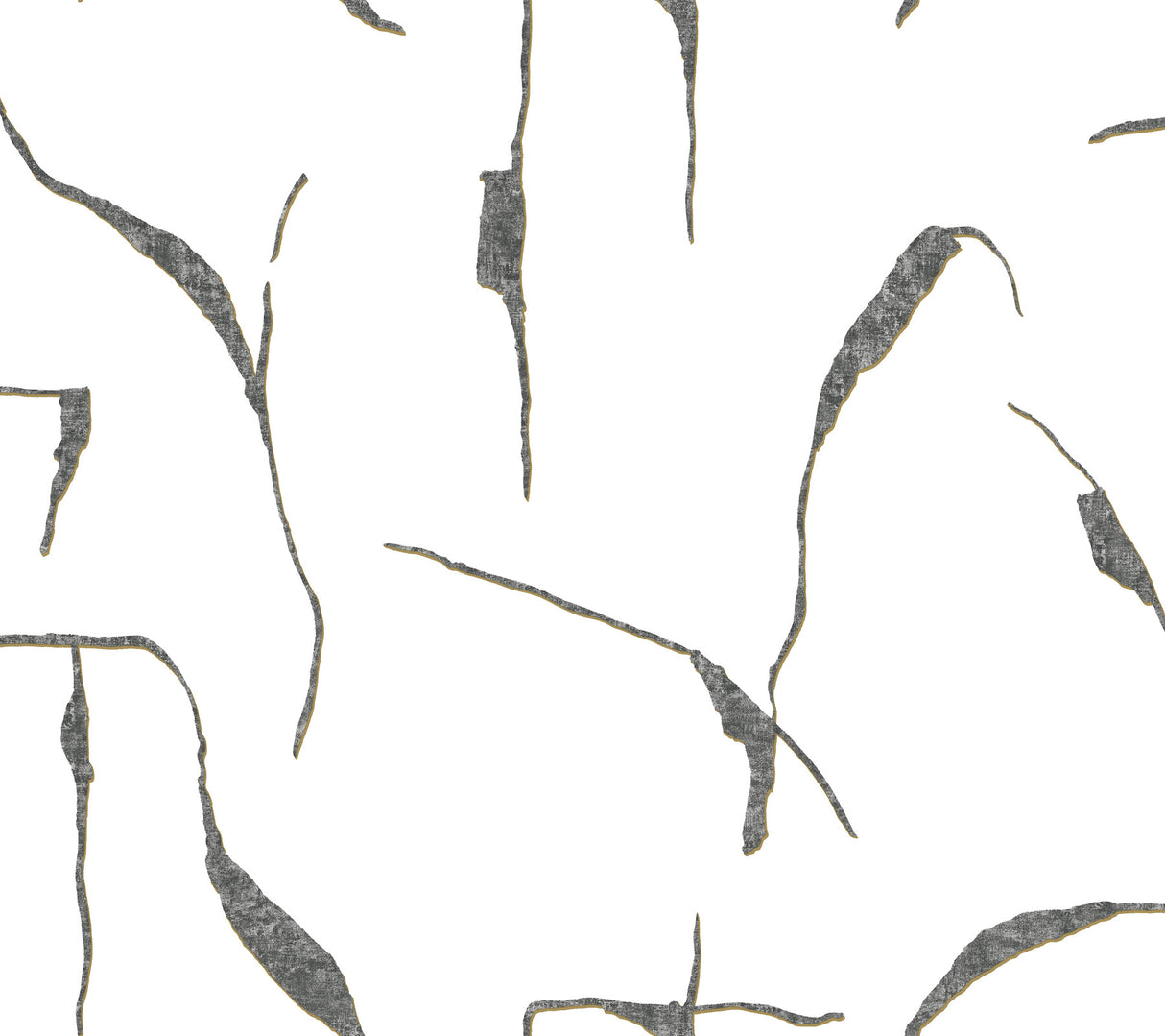 Ivory Coast Black & Gold Premium Peel and Stick Wallpaper by York Wallcoverings - PSW1652RL