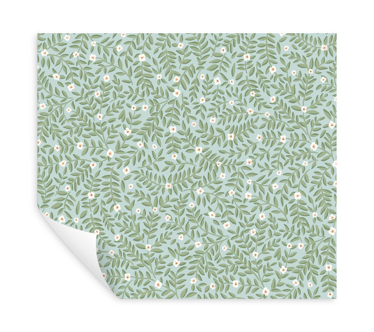 Elodie Light Blue by Rifle Paper Co. Petite Floral Premium Peel & Stick Wallpaper – York Wallcoverings PSW1672RL