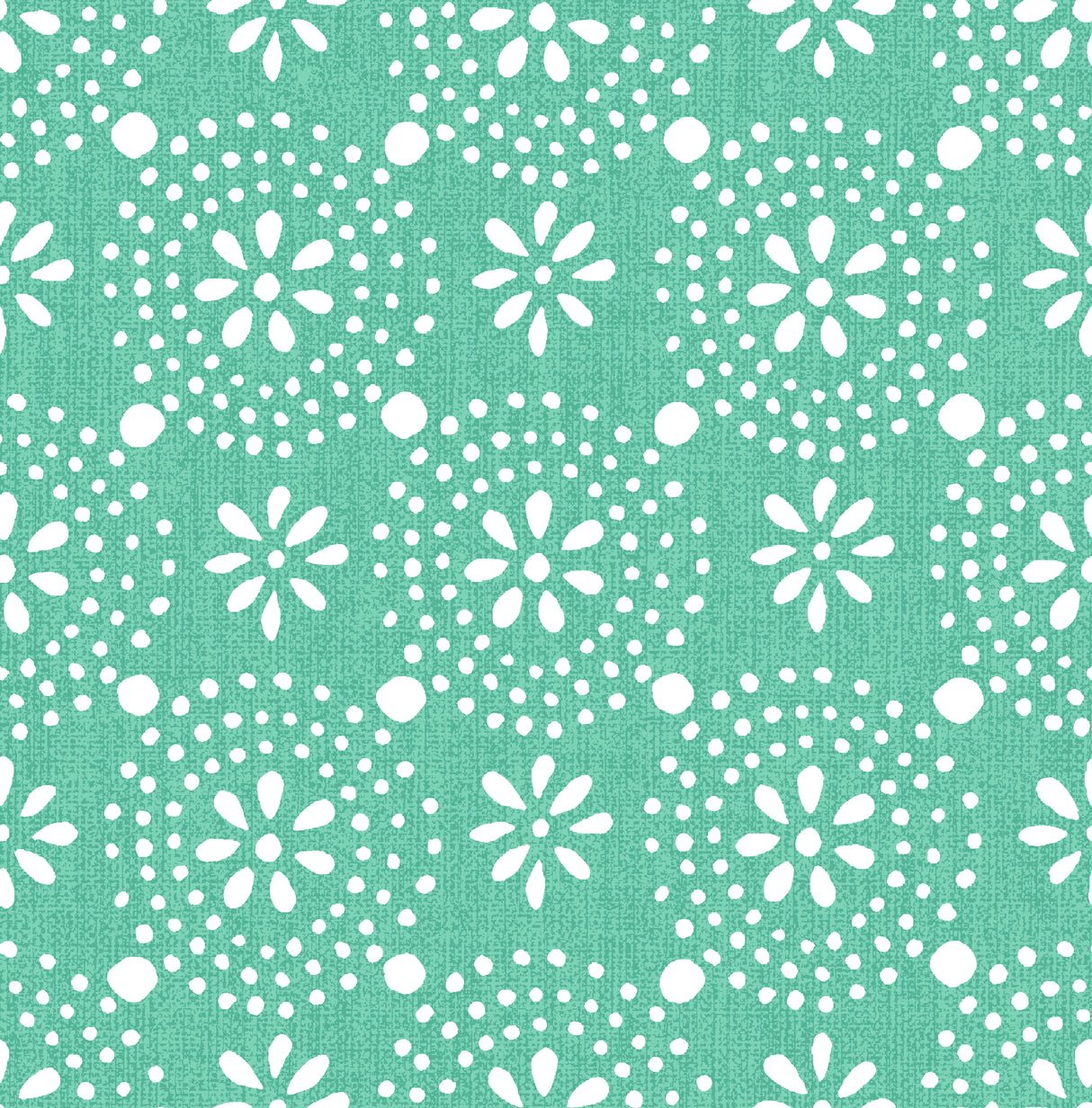 Floral Geo Green Peel and Stick Wallpaper by InHome - PWS4802
