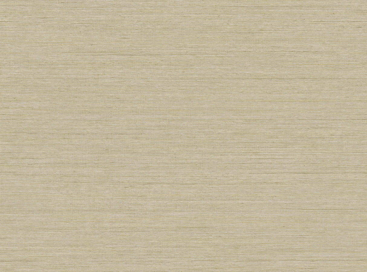 Threaded wallpaper in Parchment with a subtle faux linen texture