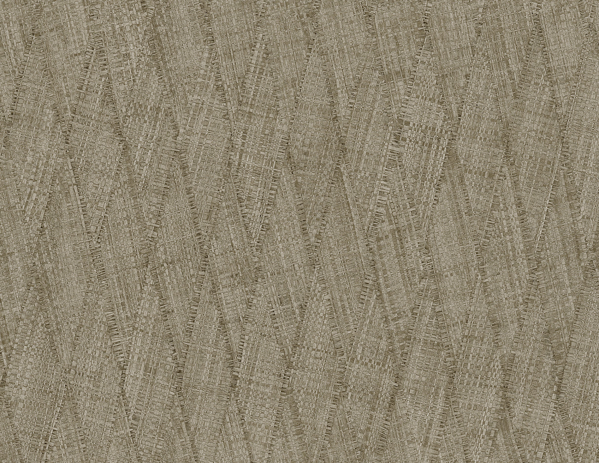 Seabrook Designs Sun Woven RA41208 Mushroom faux weave textured vinyl wallpaper
