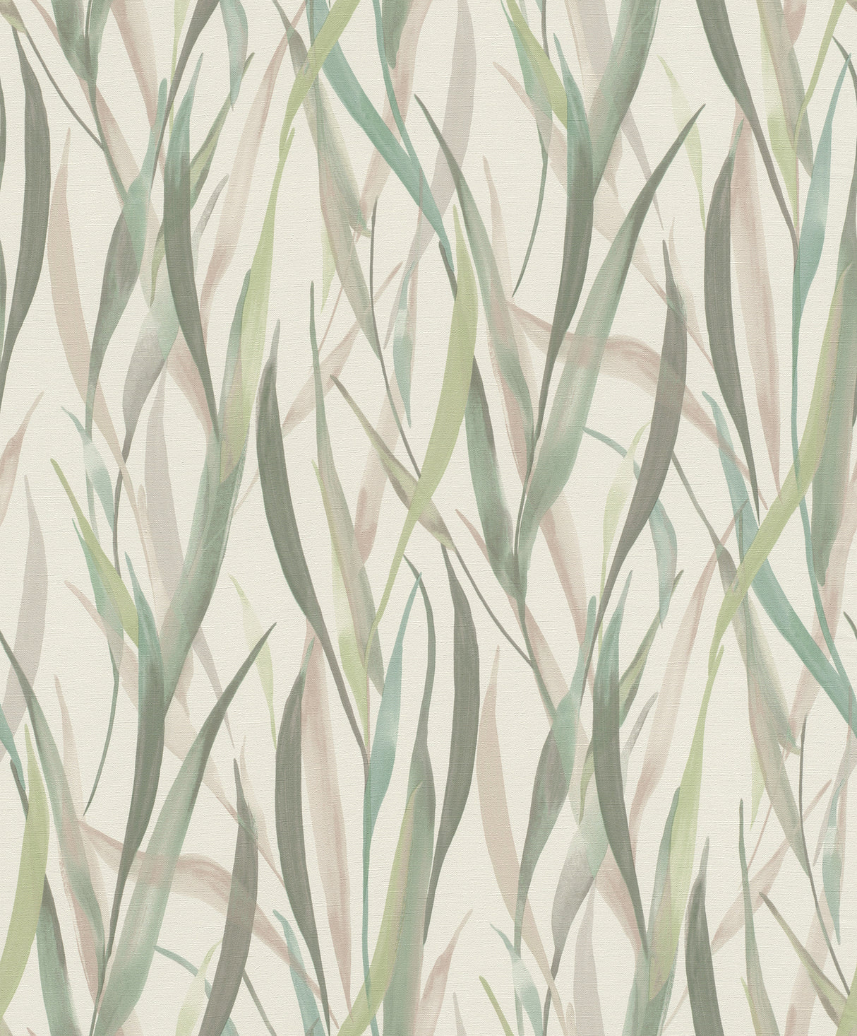 Rasch Sway Light Green botanical leaves wallpaper roll RH330212