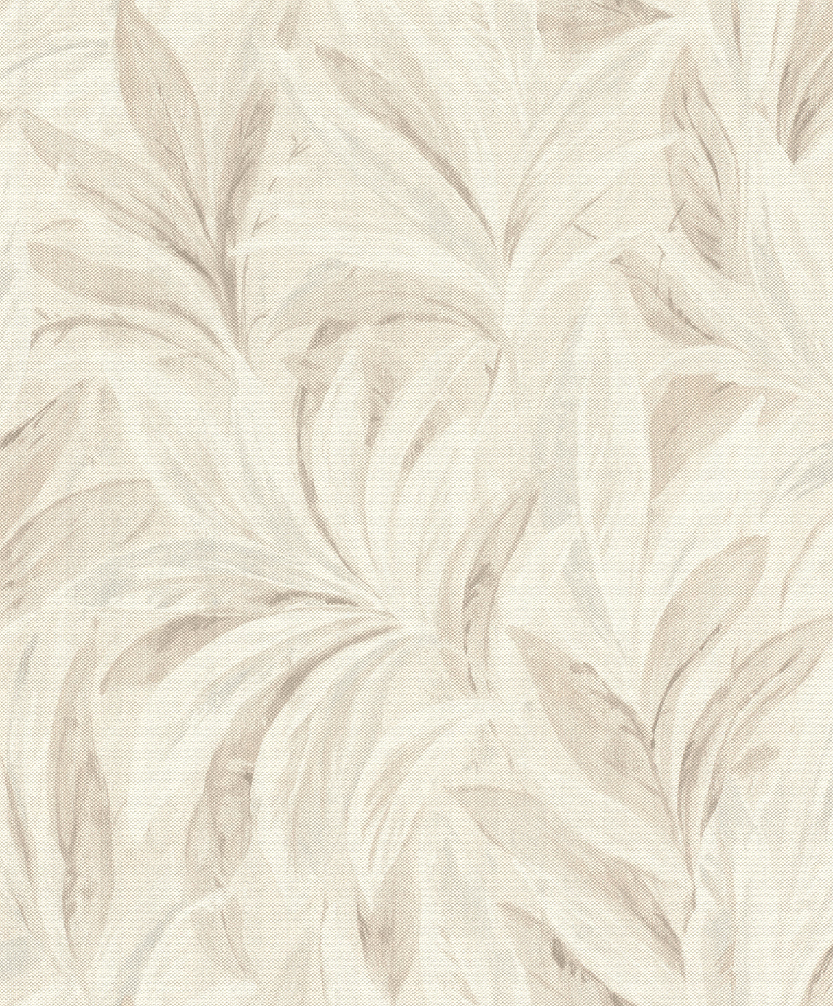 Rasch Rennie Ivory Leaves wallpaper roll and room setting