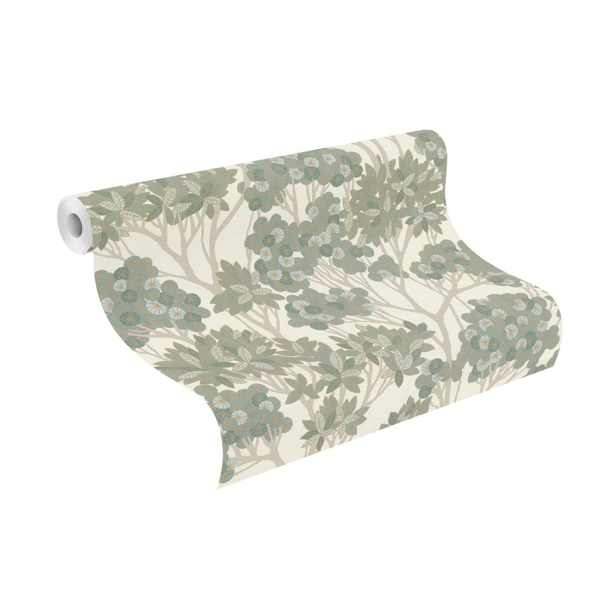 Stickley Green by Rasch Tree Wallpaper- Brewster Home Fashions RH580006