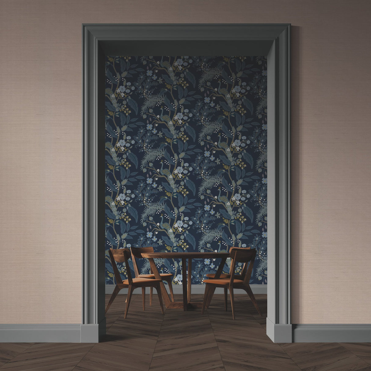 Palette Linen Sisal Grasscloth Wallpaper with Solid Textured Weave - York RI5182