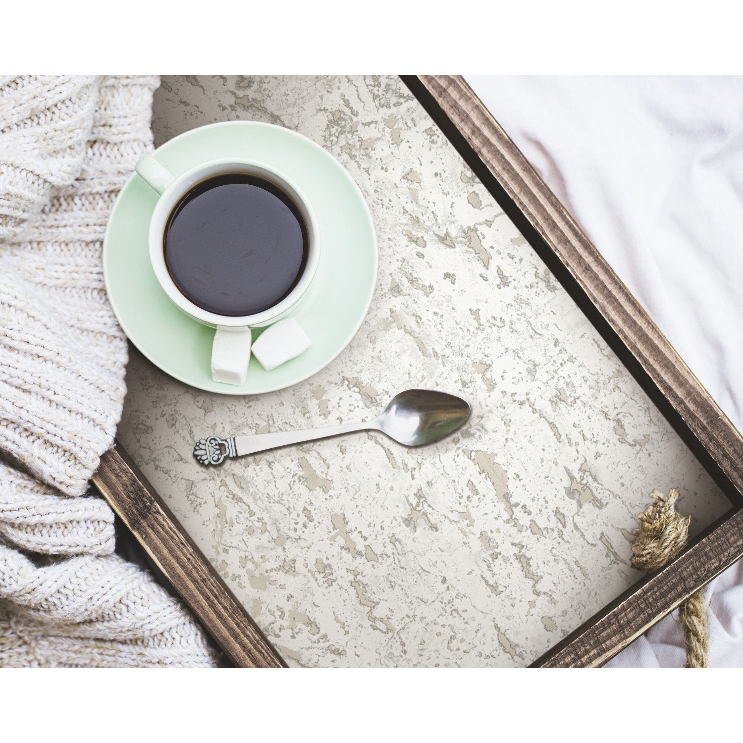 Faux Cork White Peel & Stick Wallpaper with Metallic Accents - York RMK11194WP