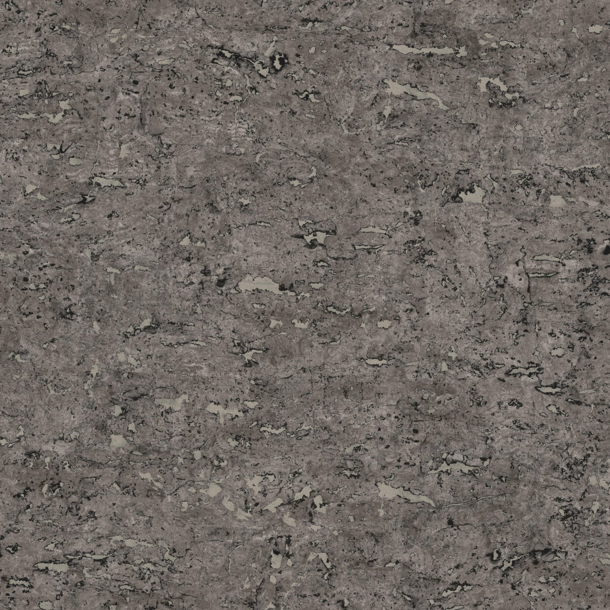 Faux Cork Charcoal Grey Peel & Stick Wallpaper