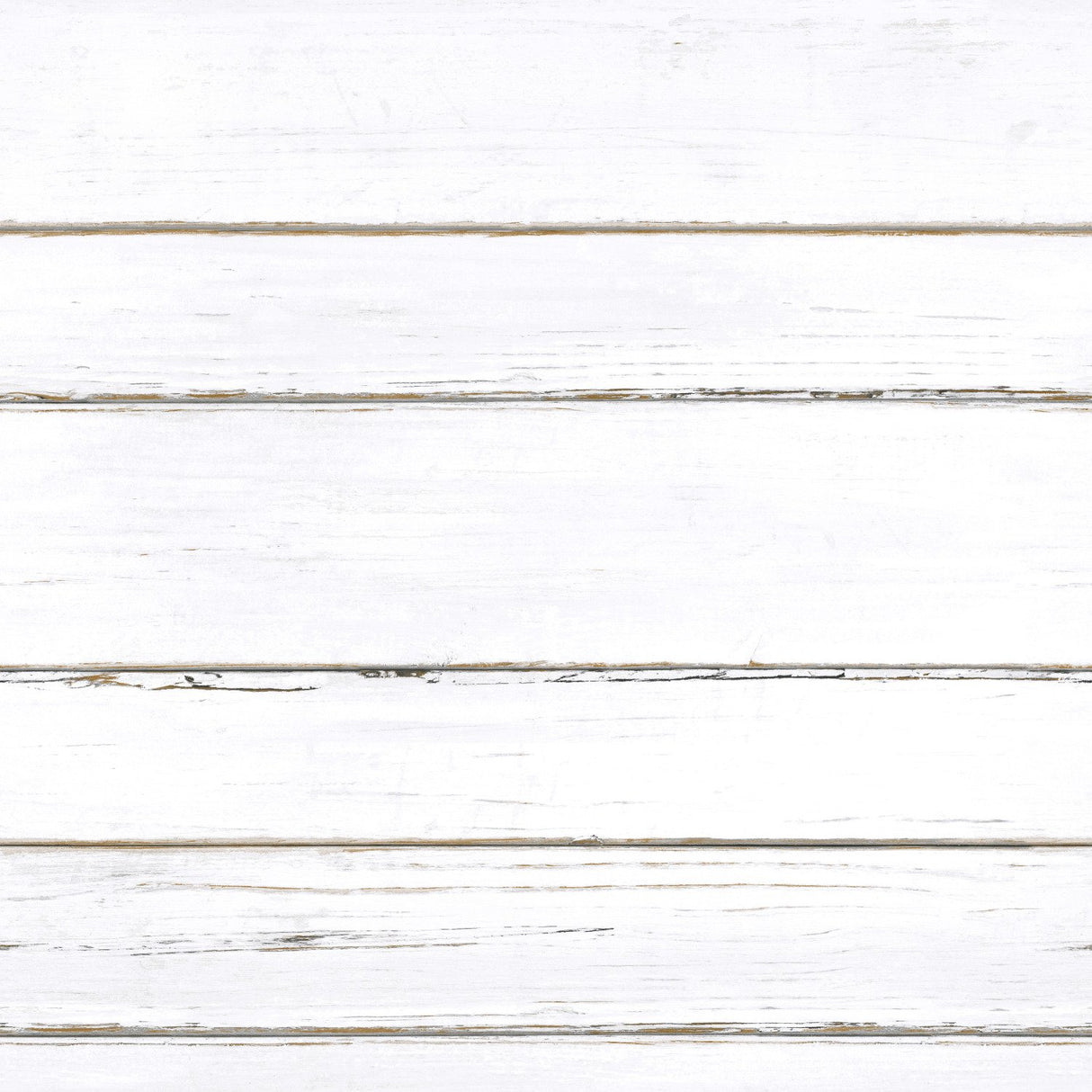 Shiplap White Peel & Stick Wallpaper with Farmhouse Wood Motif - York RMK11240WP