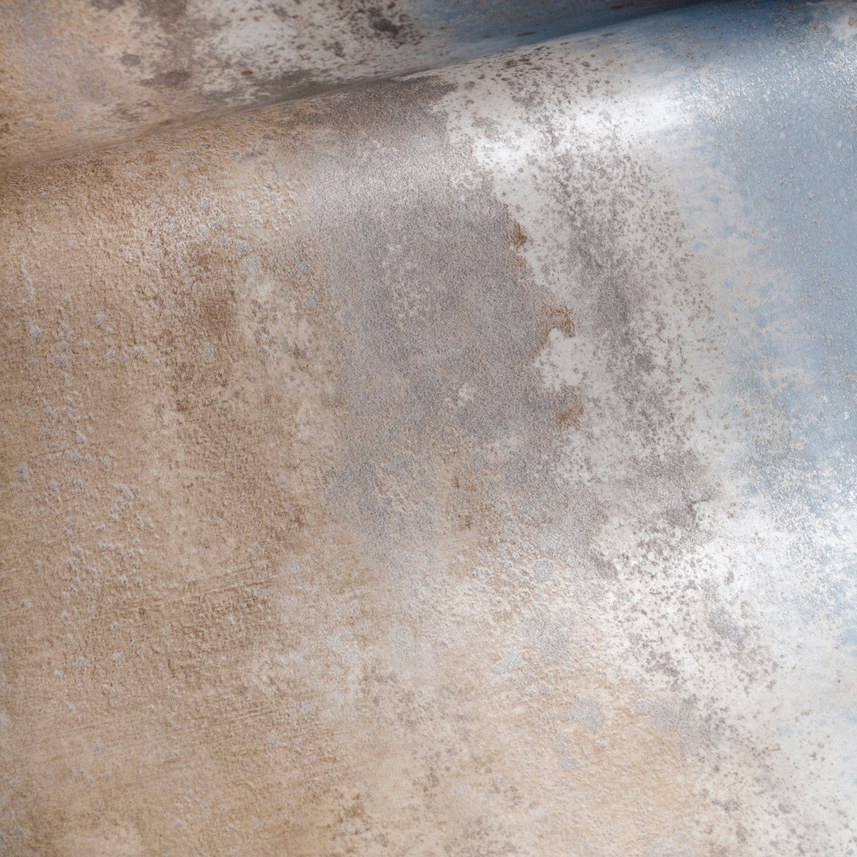Oxidized Metal Grey Peel & Stick Wallpaper with Pearl Effect - York RMK11345WP