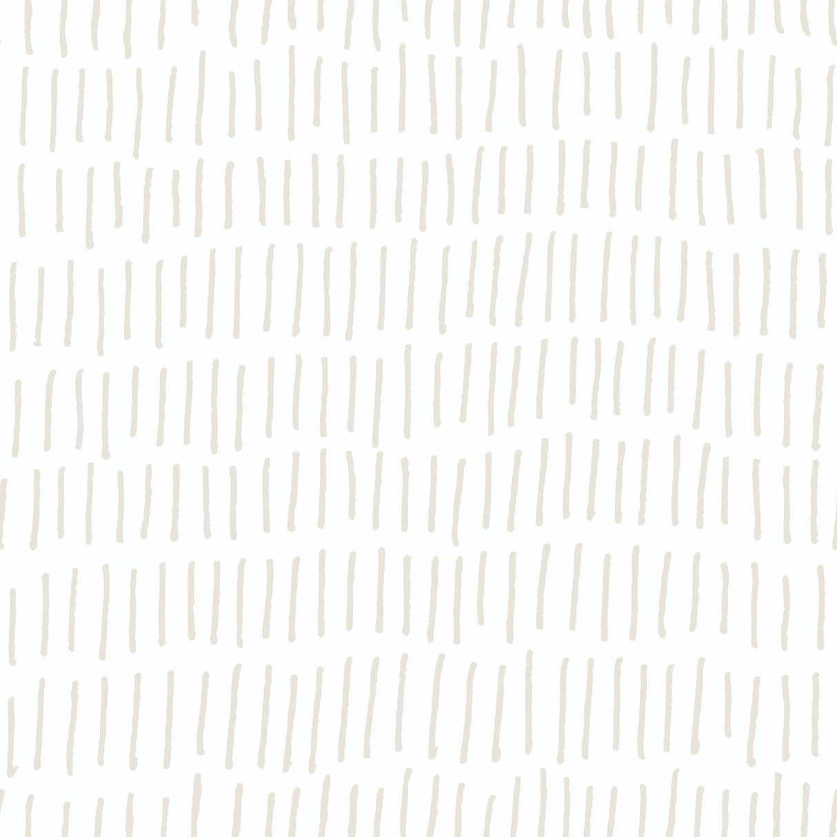 Tick Marks Beige Peel & Stick Wallpaper with Hand-Drawn Global Novelty Motif - York RMK11613WP
