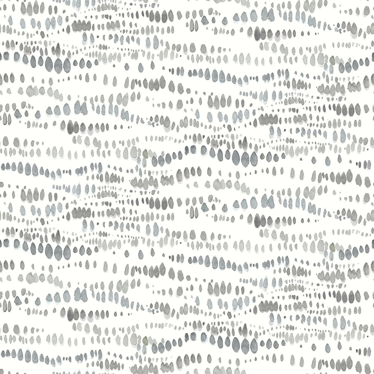 Dotted Line Grey Peel & Stick Wallpaper