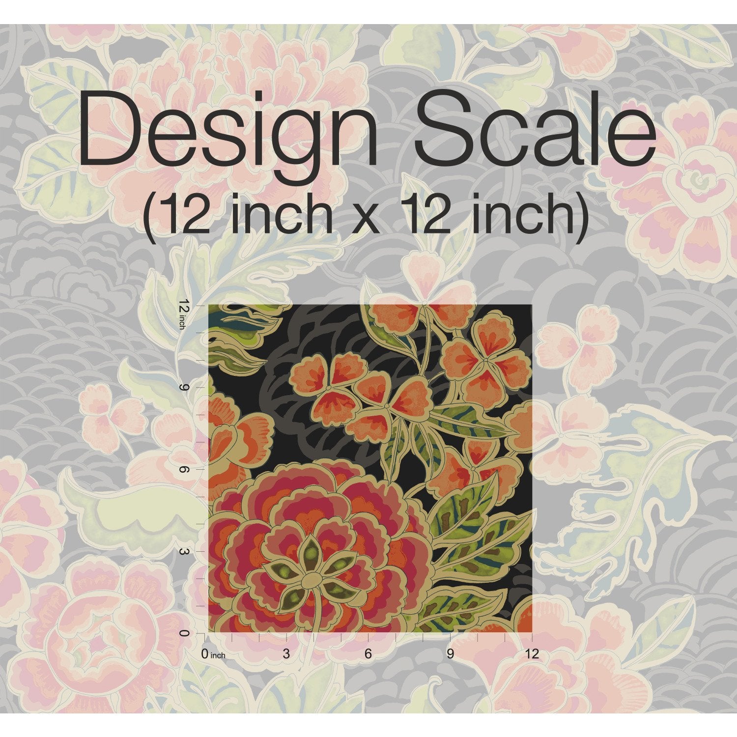 Zen Garden Pink Peel & Stick Wallpaper with Floral Pattern, Modern Style - York RMK11856RL