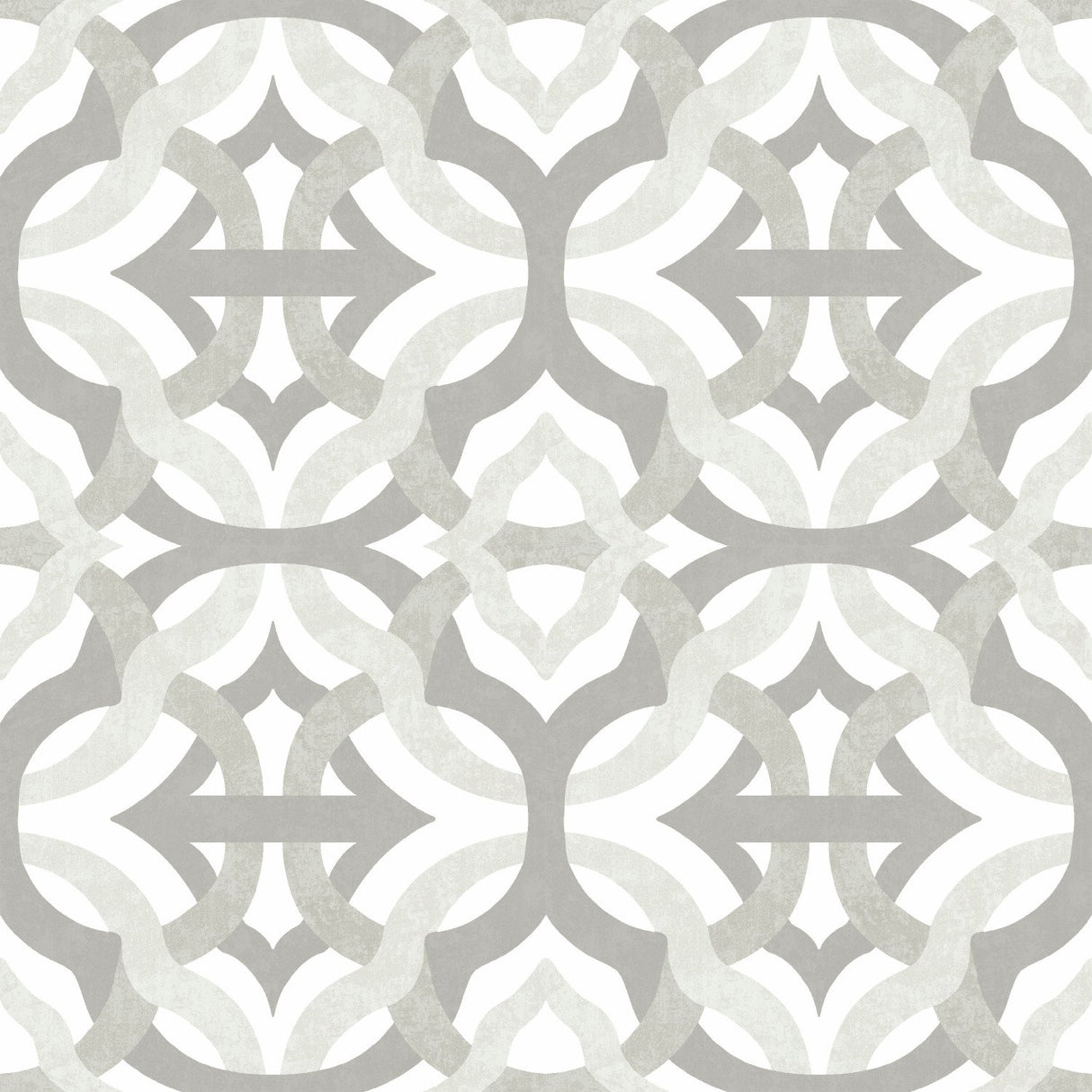 Tipton Taupe Peel & Stick Wallpaper with Modern Geometric Pattern - York RMK11865RL