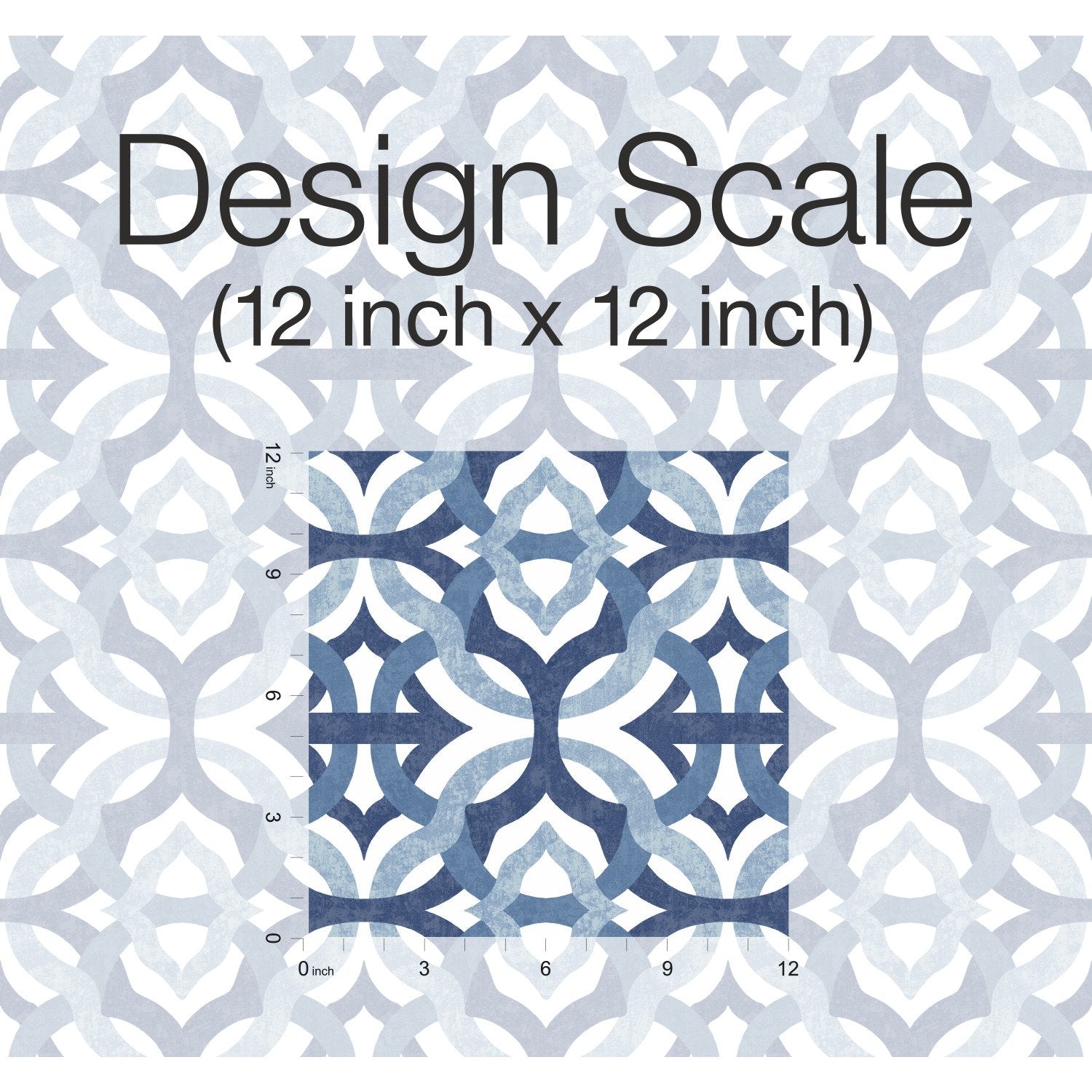 Tipton Blue Peel & Stick Wallpaper with Geometric Abstract Motif - York RMK11866RL