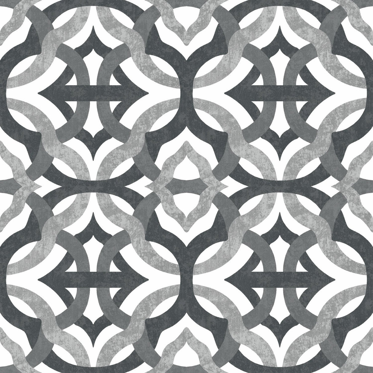 Tipton Grey Geometric Abstract Peel & Stick Wallpaper - Waverly/RoomMates RMK11867RL