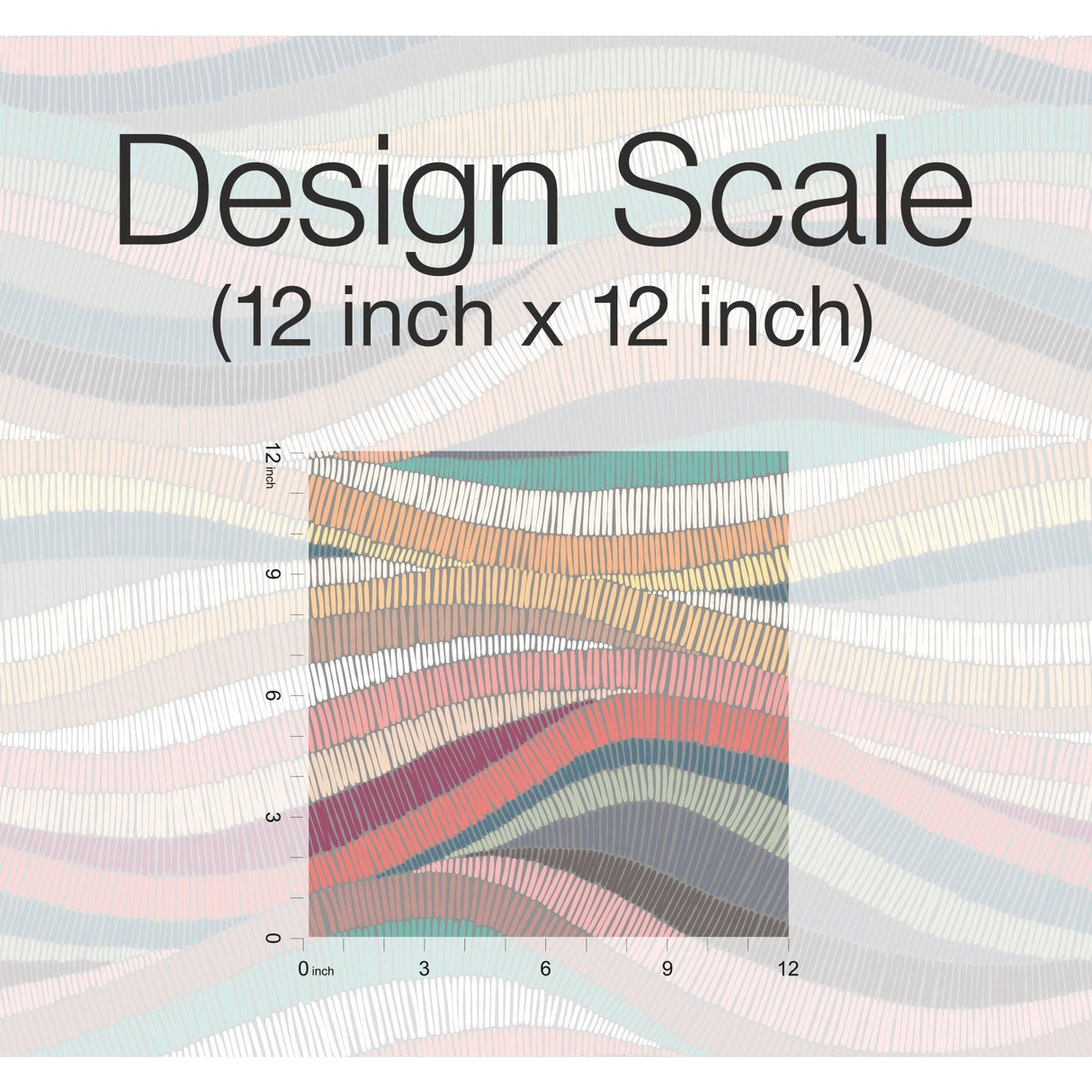 Mosaic Waves Pink Peel & Stick Wallpaper with Modern Novelty Pattern - York RMK11941RL