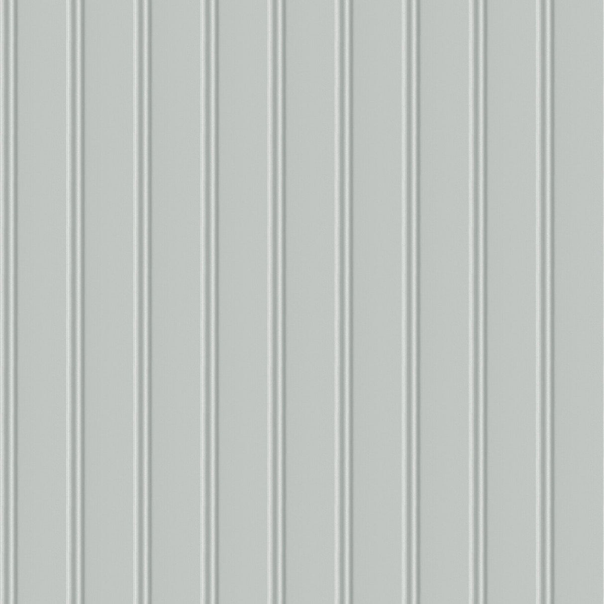 Beadboard Grey Peel & Stick Wallpaper with Farmhouse Wood Panel Look - York RMK11995WP