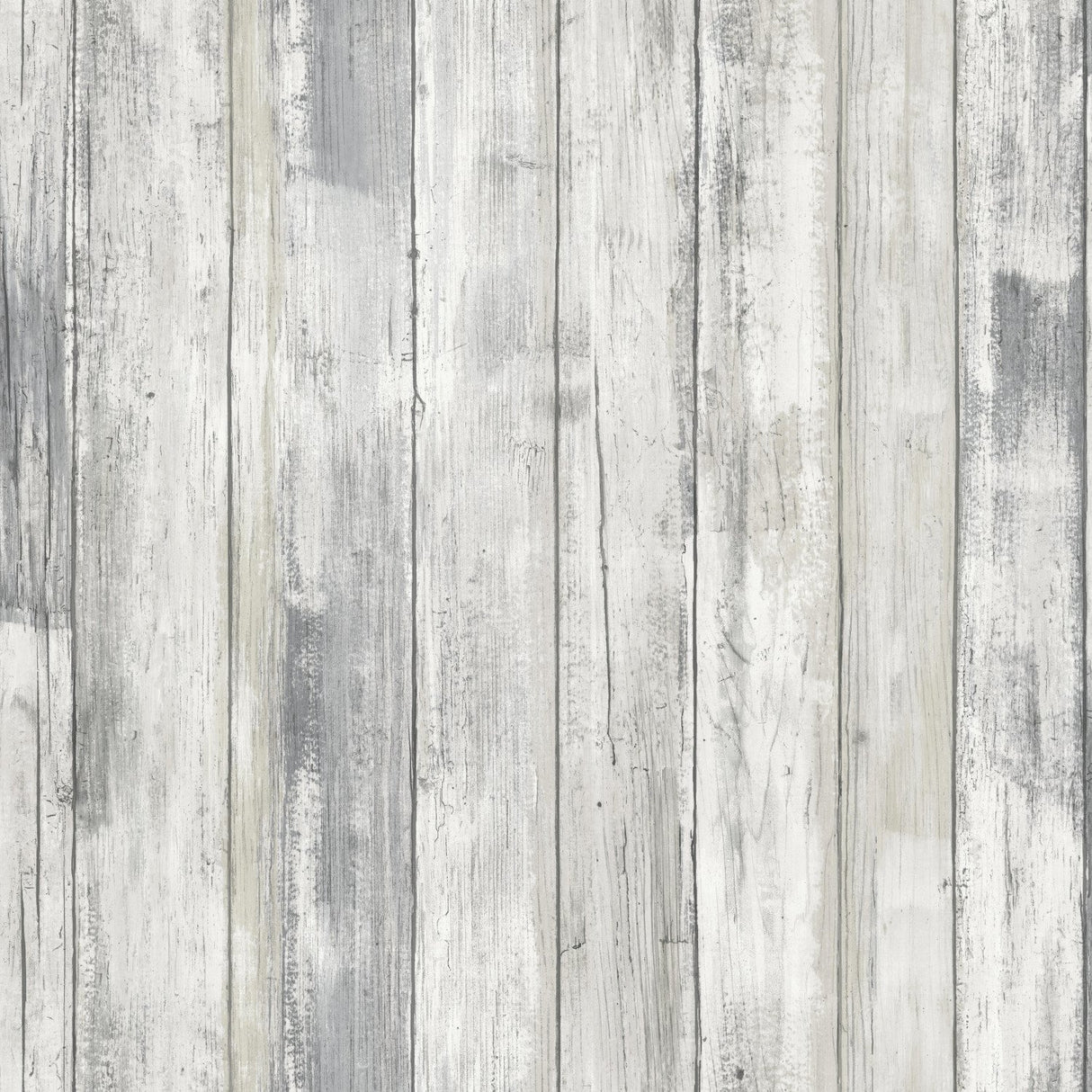 Weathered Planks Grey Peel & Stick Wallpaper with Farmhouse Wood Pattern - York RMK12006WP