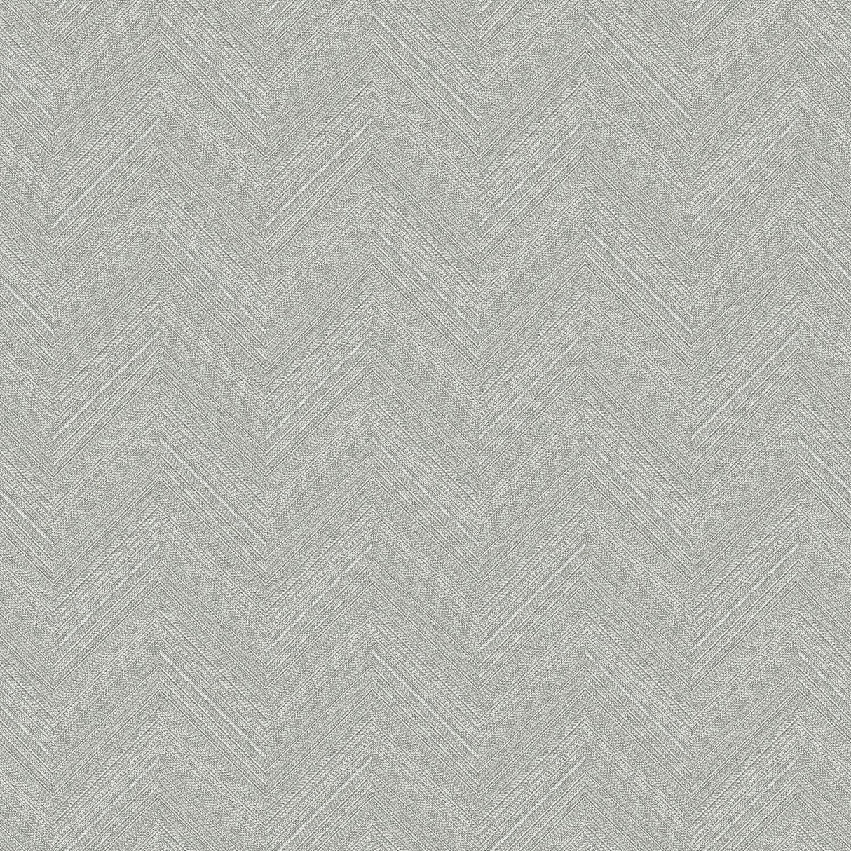 Herringbone Weave Grey Peel & Stick Wallpaper
