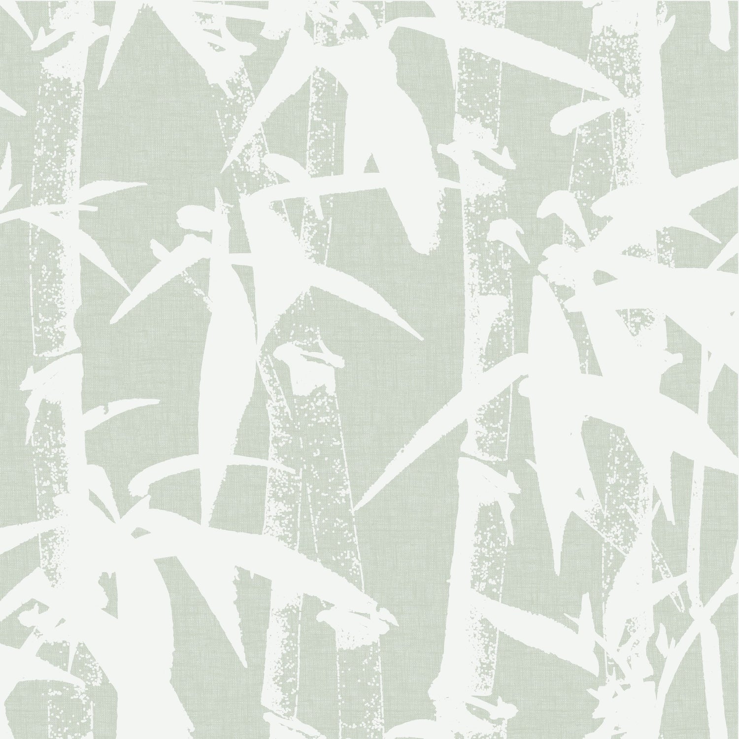 Modern Bamboo Green Peel & Stick Wallpaper with Nature Bamboo Motif, Transitional Style - York RMK12079WP