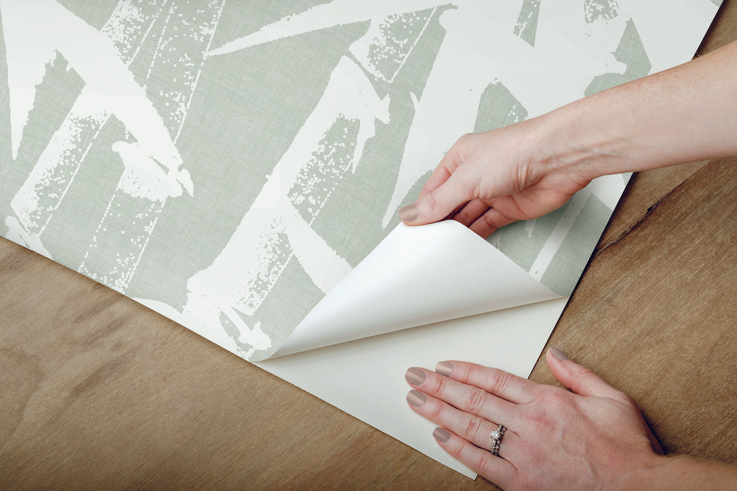 Modern Bamboo Green Peel & Stick Wallpaper with Nature Bamboo Motif, Transitional Style - York RMK12079WP