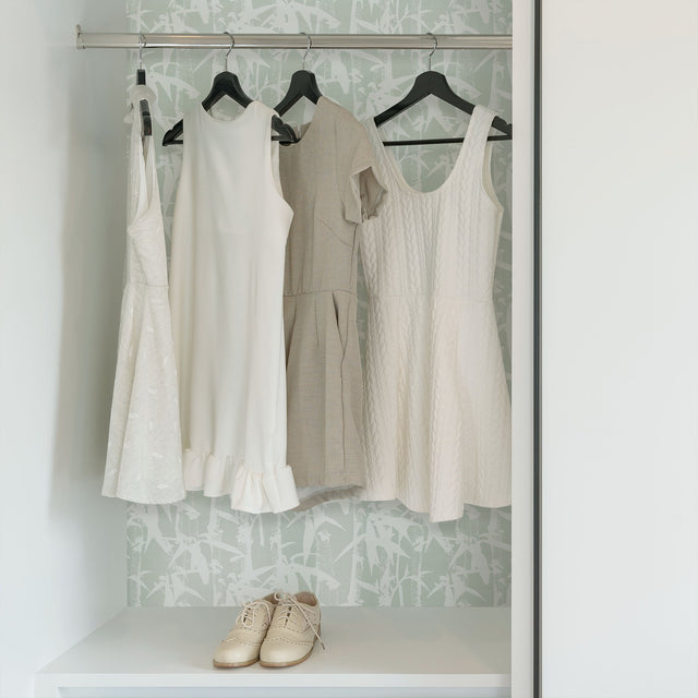 Modern Bamboo Green Peel & Stick Wallpaper with Nature Bamboo Motif, Transitional Style - York RMK12079WP