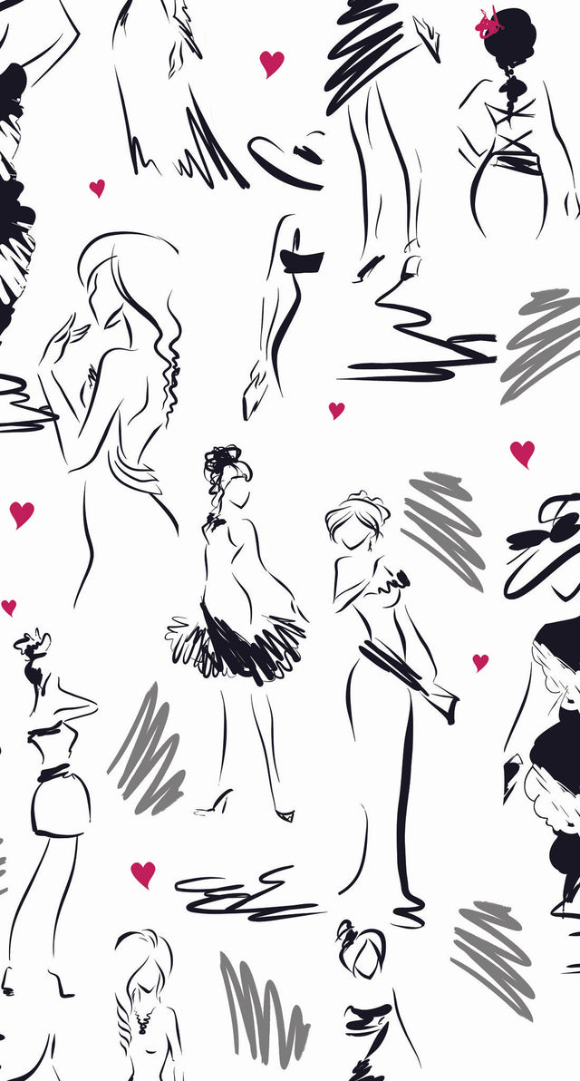 Glamour Grey Peel & Stick Wallpaper