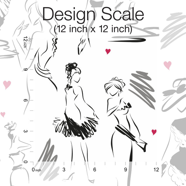 Glamour Grey Peel & Stick Wallpaper