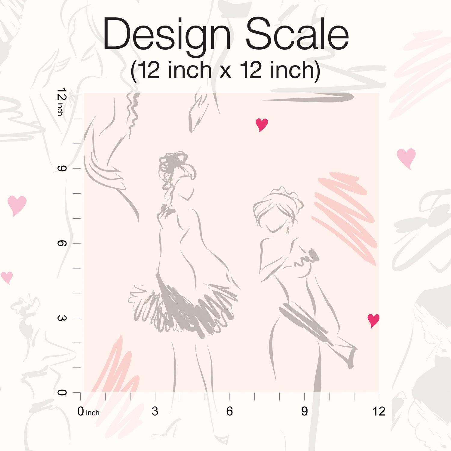 Glamour Pink Peel & Stick Wallpaper