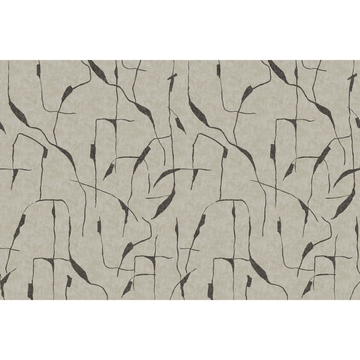 Ivory Coast Taupe Peel & Stick Wall Mural with Abstract Etched Motif - RoomMates RMK12208M