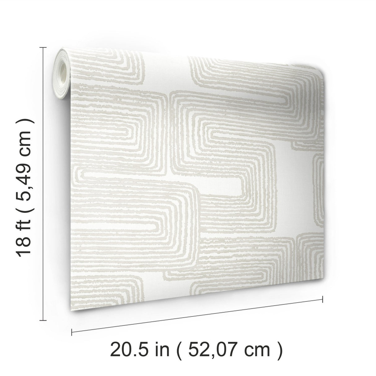 Zulu Signature White Peel & Stick Wallpaper with Global Texture Pattern Glam Style - York RMK12214PL