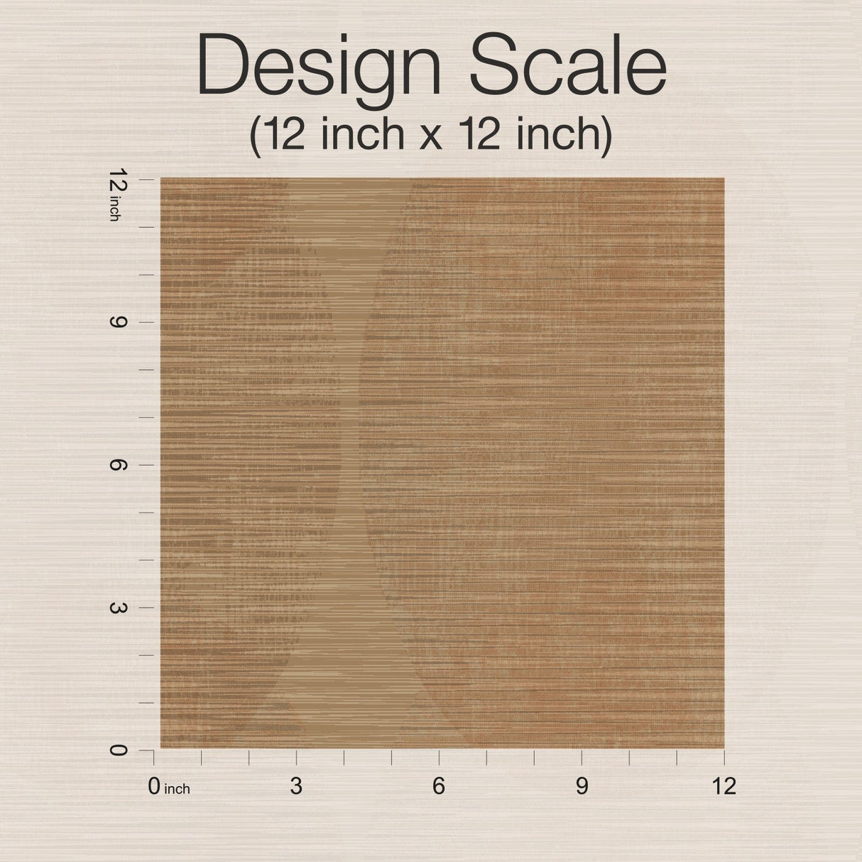 Sahara Brown Peel & Stick Wallpaper with Geometric Elliptical Pattern - York RMK12223PLW
