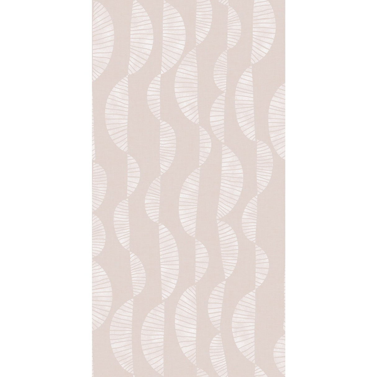 Seychelles Wave Pink Peel & Stick Wallpaper with Modern Ocean Novelty Pattern - York RMK12236PLW