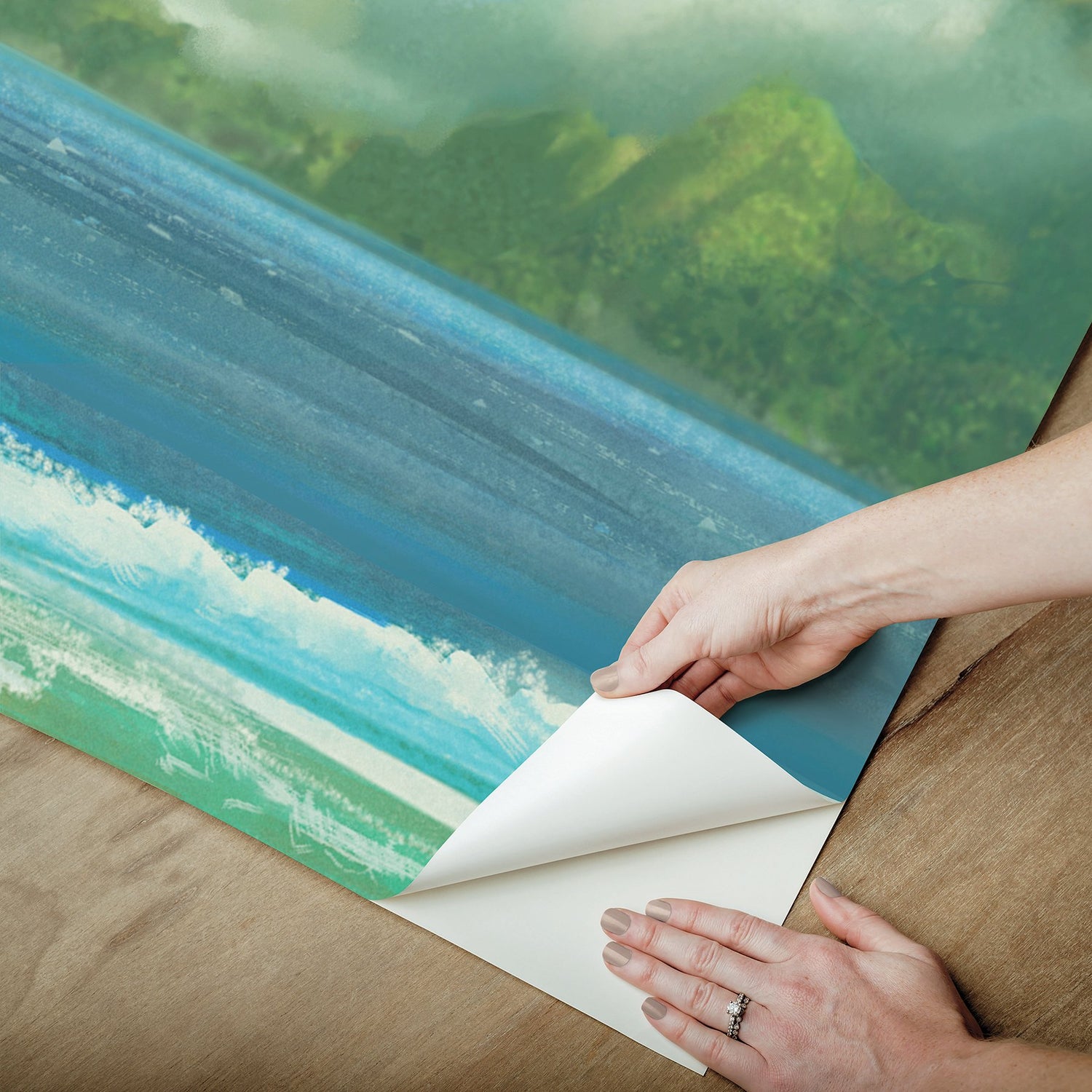 Moana Blue Peel & Stick Wall Mural with Kids Novelty Graphics - York RMK12366M