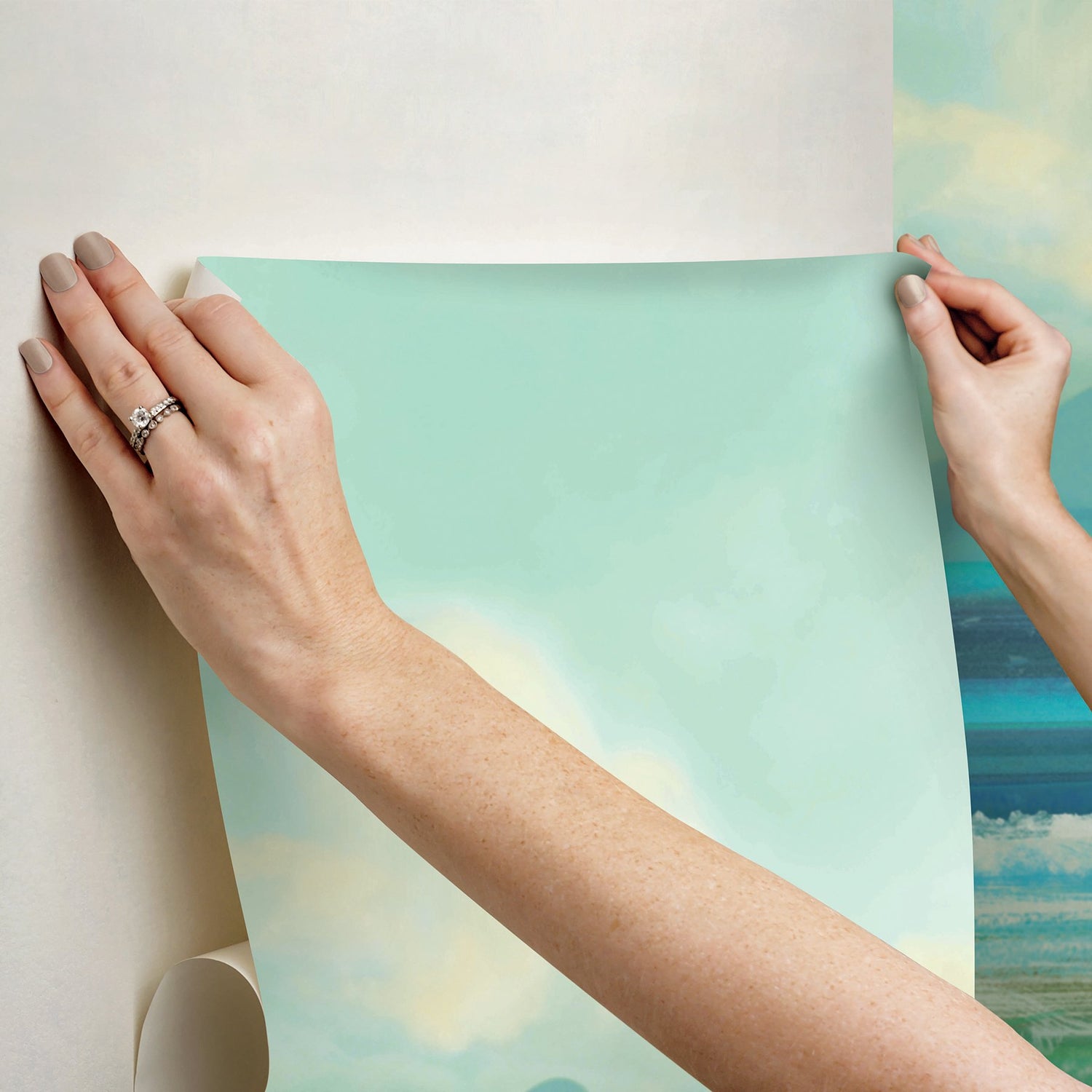 Moana Blue Peel & Stick Wall Mural with Kids Novelty Graphics - York RMK12366M