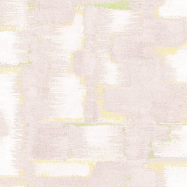 Modern Ikat Blush Peel & Stick Wallpaper with Abstract Ikat Pattern and Modern Style - York RMK12528RL