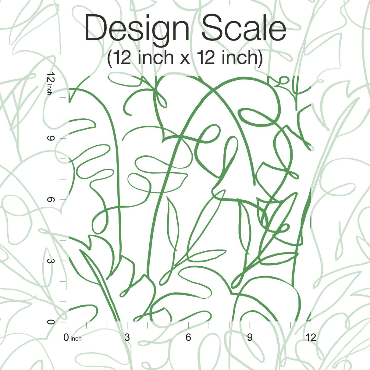 Tropical Signature Green Peel & Stick Wallpaper