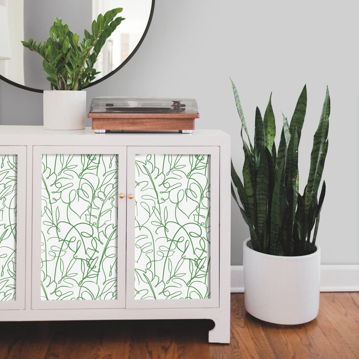 Tropical Signature Green Peel & Stick Wallpaper