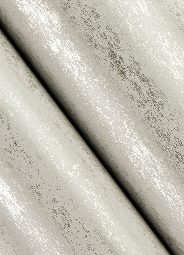 Aura Ombre White Peel & Stick Wall Mural with Metallic Ombre Graphic Pattern, Modern Style - York RMK12659MW