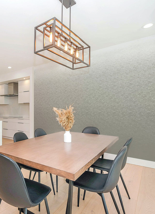 Aura Ombre White Peel & Stick Wall Mural with Metallic Ombre Graphic Pattern, Modern Style - York RMK12659MW