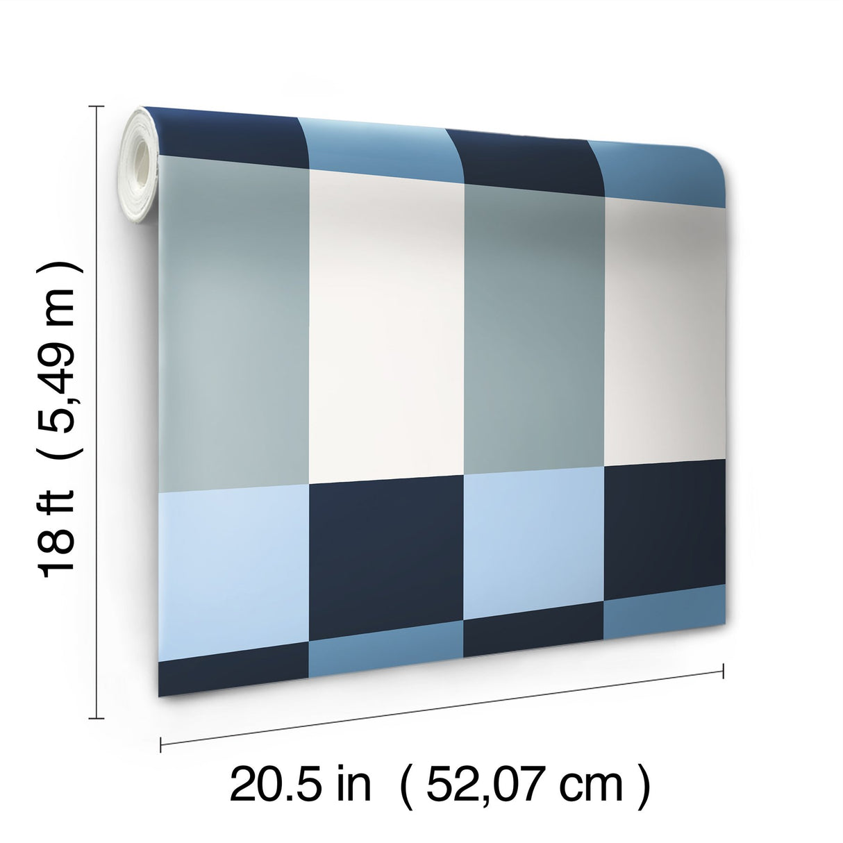 Framework Blue Geometric Peel & Stick Wallpaper - York RMK12734PLW
