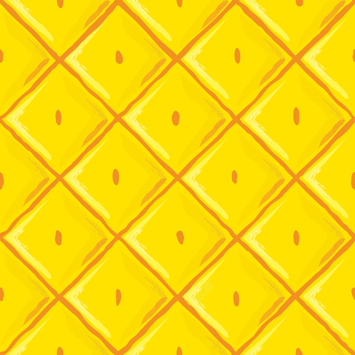 SpongeBob SquarePants Pineapple Yellow Peel and Stick Wallpaper by RoomMates RMWS1364
